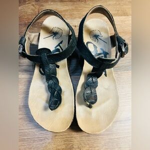 OTBT wedge sandals, size 6